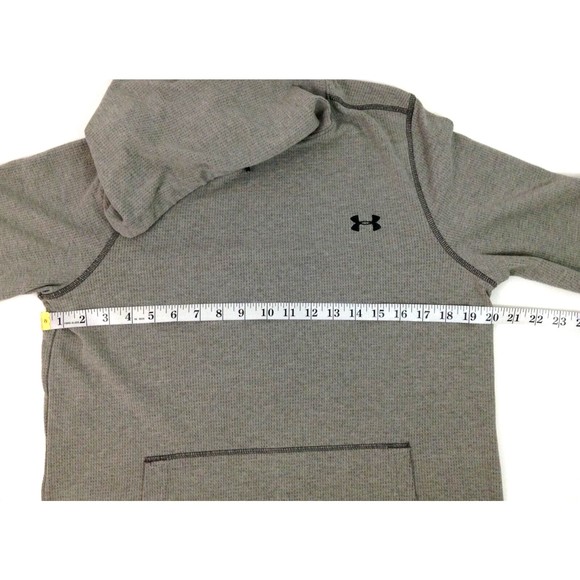 Under Amour Men's Sweater Gray Loose Fit Hoodie Lightweight Pullover Size M - Picture 7 of 9